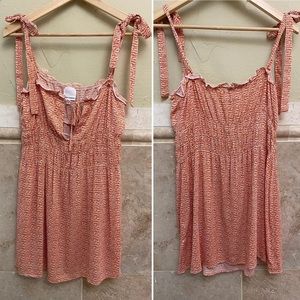 skylar + madison Orange mini dress size L